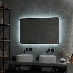 Зеркало Континент Torry Black LED 1000x700