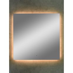 Зеркало Континент Trezhe LED 1000x1000 ореольная холодная подсветка и Б/К сенсор