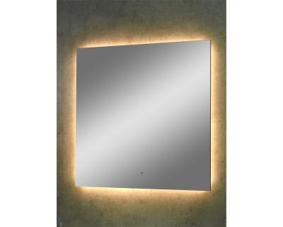 Зеркало Континент Trezhe LED 1000x1000 ореольная теплая подсветка и Б/К сенсор