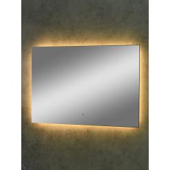 Зеркало Континент Trezhe LED 1000x700 ореольная холодная подсветка и Б/К сенсор