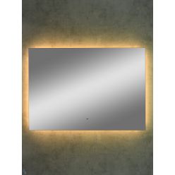 Зеркало Континент Trezhe LED 1000x700 ореольная теплая подсветка и Б/К сенсор