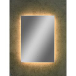 Зеркало Континент Trezhe LED 500x700 ореольная холодная подсветка и Б/К сенсор