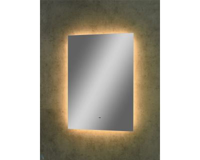 Зеркало Континент Trezhe LED 500x700 ореольная холодная подсветка и Б/К сенсор