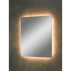 Зеркало Континент Trezhe LED 600x700 ореольная холодная подсветка и Б/К сенсор