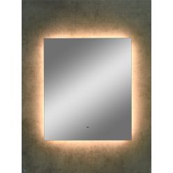 Зеркало Континент Trezhe LED 600x700 ореольная теплая подсветка и Б/К сенсор