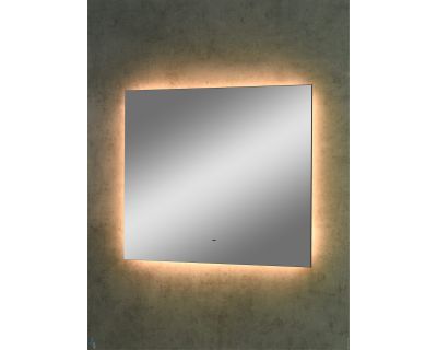Зеркало Континент Trezhe LED 800x700 ореольная теплая подсветка и Б/К сенсор