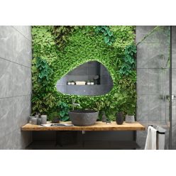 Зеркало Континент Voyage LED 1000х700 ореольная теплая подсветка