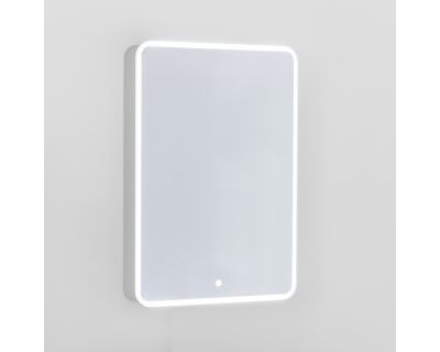 Зеркало-шкаф Jorno Pastel 60 с подсветкой французский серый