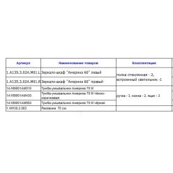 Тумба Акватон Америна 70 М, 1A169001AM430, темно-коричневая