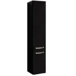 Шкаф-колонна подвесная Акватон Ария 1344-3.95 чёрный глянец, 34*162,3*29,9 см