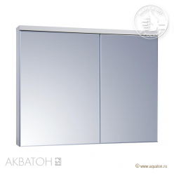 Шкаф-зеркало Акватон Брук 100, 1A200702BC010 со светильником