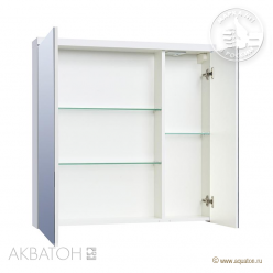 Зеркало-шкаф Акватон Брук 80 со светильником, 1A200602BC010