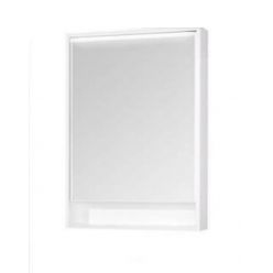 Зеркало-шкаф Акватон Капри 1A230302KP010 60 x 85 см с подсветкой, цвет белый глянцевый