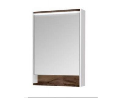 Зеркало-шкаф Акватон Капри 1A230302KPDB0 60 x 85 см с подсветкой, цвет таксония темная