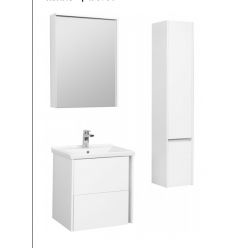 Зеркальный шкаф Акватон Стоун 1A231502SX010 60 x 83.3 см, с подсветкой, белый глянцевый