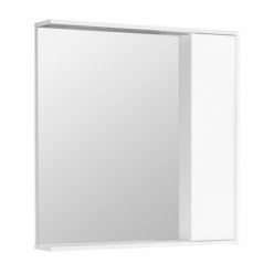 Зеркальный шкаф Акватон Стоун 1A228302SX010 80 x 83.3 см, с подсветкой, белый глянцевый
