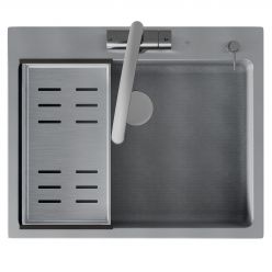 Мойка кухонная Roxen Snake 560220-60-S 60x48 текстурный сатин
