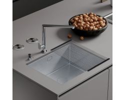 Мойка Roxen Uno 540х440х220, 560210-54-V сатин (текстура песок)