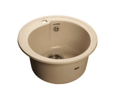 Мойка кухонная GranFest GF-R450 бежевый