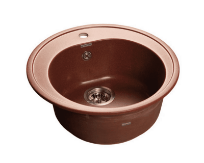 Мойка кухонная GranFest GF-R510 красный марс