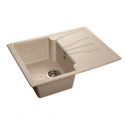 Мойка кухонная GranFest GF-S680L белый