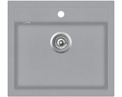 Мойка кухонная AquaSanita Quadro SQQ 100 221 W light grey