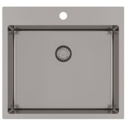 Мойка кухонная AquaSanita Steel AIR 100 N-T graphite