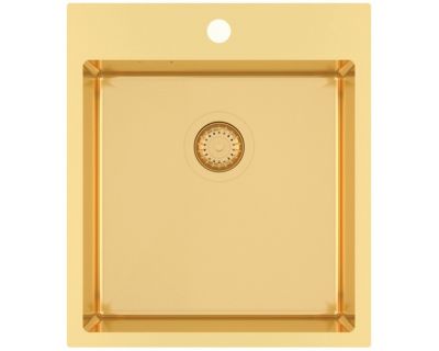 Мойка кухонная AquaSanita Steel AIR 100 X-G gold