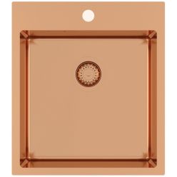 Мойка кухонная AquaSanita Steel AIR 100 X-C copper