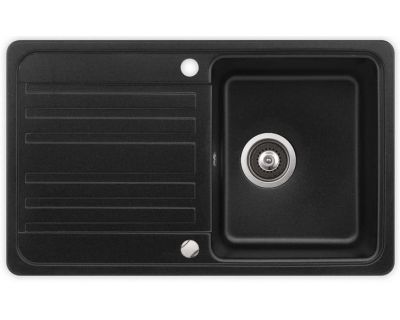 Мойка кухонная AquaSanita Notus SQ 101 601 AW Black Metallic