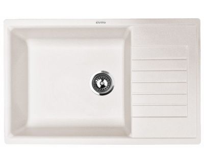 Мойка кухонная ZorG Dello 78 белый камень