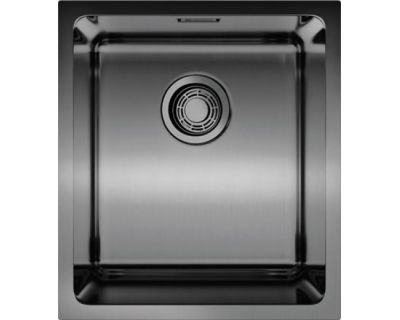 Мойка кухонная Omoikiri Tadzava 39-U/I-GM вороненая сталь