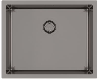 Мойка кухонная AquaSanita Steel DER 100 L-T graphite
