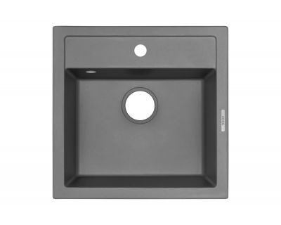 Мойка кухонная ZORG Como 51 серый бетон