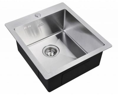 Мойка кухонная ZORG Steel Hammer SH RR 4551