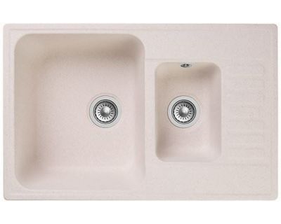 Мойка кухонная GranFest QUARZ Z-21K белая