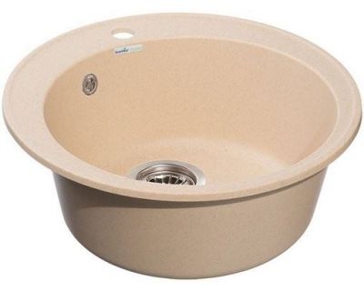 Мойка кухонная GranFest QUARZ Z-08 бежевая