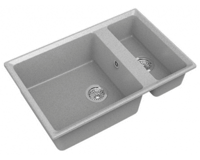 Мойка кухонная GranFest GF-LV-760K серый