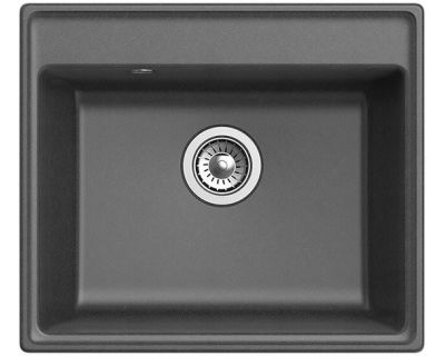 Мойка кухонная GranFest GF-V-580 графит