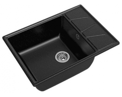 Мойка кухонная GranFest GF-V-680L черный