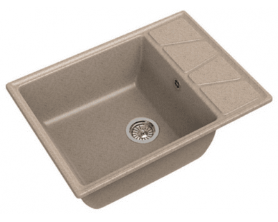 Мойка кухонная GranFest GF-V-680L песочный