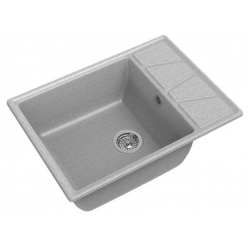 Мойка кухонная GranFest GF-V-680L серый