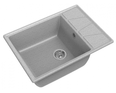 Мойка кухонная GranFest GF-V-680L серый