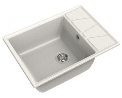 Мойка кухонная GranFest GF-V-680L белый