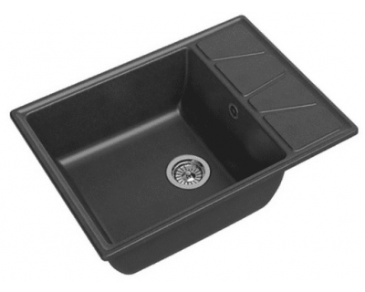 Мойка кухонная GranFest GF-V-680L графит