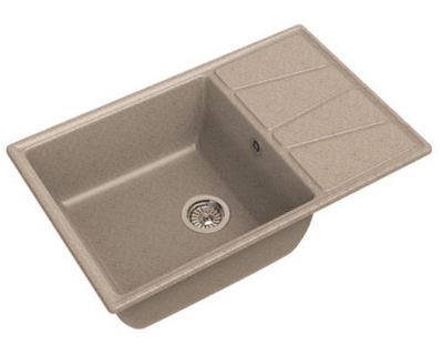 Мойка кухонная GranFest GF-V-780L песочный