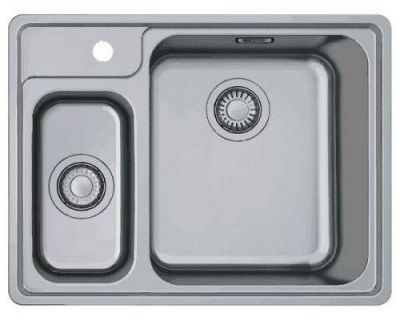Мойка кухонная Franke ВСX 260 TL 62,5x48 со стоп-вентилем, нержавеющая сталь