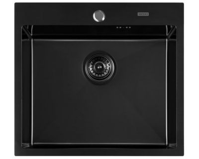 Мойка кухонная из нержавеющей стали ARFEKA AF 550x505 BLACK PVD NANO