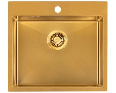 Мойка кухонная ZORG ZRN 5055 Nano PVD Gold