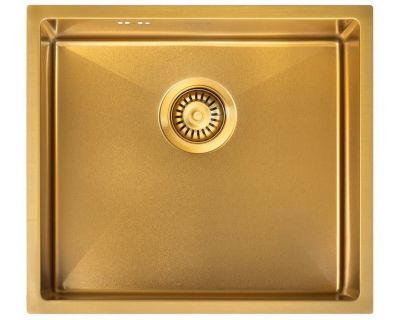Мойка кухонная ZORG ZRN 4944 Nano PVD Gold